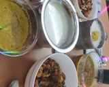 A picture of step 11 of Rice, dal, salad, mixed subzi carrot halwa.
