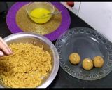 A picture of step 4 of Janmashtami special churma laddu.
