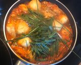 A picture of step 2 of Kimchi Noodles.