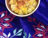 A picture of step 4 of Peri peri sweet corn.