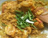 รูปขั้นตอนการทำที่ 3 ของ กุ้งผัดผงกะหรี่