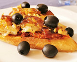 Foto del paso 7 de la receta: Pincho de Bacalao con Tomate seco, Cebolla caramelizada y salsa Teriyaki