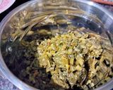 A picture of step 1 of Himachal style Sarson ka saag.