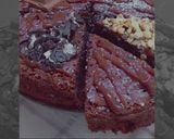 A picture of step 6 of Pizza brownies.