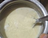 A picture of step 2 of Moong dal cheese pizza.