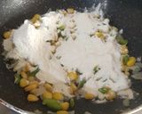 A picture of step 6 of Corn Tikki.