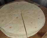 A picture of step 1 of Air Fried Tortilla Chips.