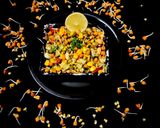 A picture of step 4 of Desi Sprouts Chaat.