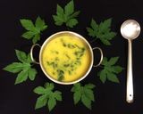 A picture of step 5 of Bitter Gourd Leaves Dal.