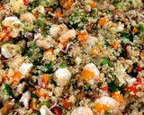 Foto del paso 4 de la receta: Calabacitas rellenas de quinoa a la marinara y salsa de cilantro