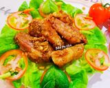 Hình bước làm 3 của món Sườn non nướng sả dầu hào