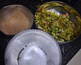 A picture of step 2 of Corn Tikki.