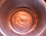 A picture of step 6 of Moist chocolate cake using table top cooker.