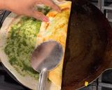 A picture of step 2 of Spinach mint cauliflower masala dosa.
