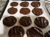 Falsos polvorones de chocolate