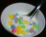 รูปขั้นตอนการทำที่ 3 ของ บัวลอยหลากสี