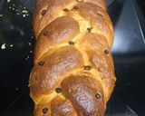 A picture of step 7 of Twisted bread #4weekschallenge.