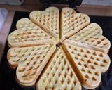 Foto langkah ke 7 dari resep Belgian Waffle Matcha.