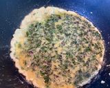 紫蘇葉蝦仁烘蛋的食譜步驟4照片