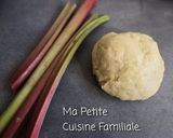 Une image de l'étape 1 de Tarte rustique à la rhubarbe.