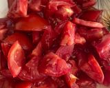Une image de l'étape 1 de Pâtes à la tomate.