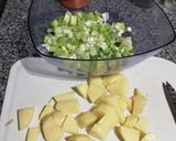 Foto del paso 1 de la receta: Vichyssoise (sopa de puerros) con topping de jamón