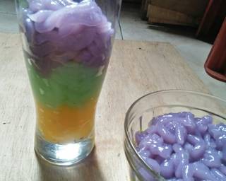 *cendol jelli yogurt* - Step 5