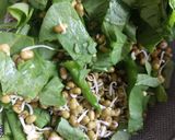 A picture of step 1 of Sprouted Moong Dhokla.
