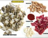 Foto del paso 1 de la receta: Acelgas rehogadas con jamón y nueces