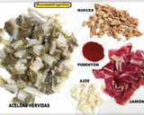 Foto del paso 1 de la receta: Acelgas rehogadas con jamón y nueces