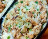 Foto del paso 7 de la receta Berenjena gratinada rellena de carne con tomate