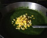 A picture of step 8 of Green Corn Paneer.
