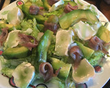Foto del paso 7 de la receta: Ensalada delicia con anchoas a la crema balsámica de manzana