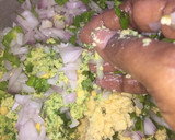 முருங்கைக்கீரை மசால் வடை(murungaikeerai masal vadai recipe in tamil) ரெசிபி ஸ்டேப் 3 புகைப்படம்