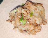 A picture of step 2 of Aloo ka parantha.