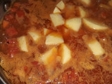 Guiso de arroz con pollo