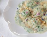 Foto del passaggio 7 della ricetta Ravioli di borragine ricotta e limone
