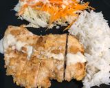 รูปขั้นตอนการทำที่ 5 ของ ไก่ทงคัตสึ กับ สลัด