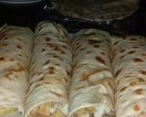 A picture of step 4 of Shawarma/labanese bread.