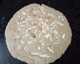 A picture of step 3 of Dry fruit paratha.