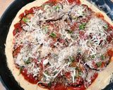 Une image de l'étape 14 de Pizza parmigiana.