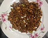 A picture of step 6 of Ghiya (Lauki)ky fry Chilkay.