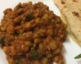 A picture of step 8 of Moong Dal sabzi.
