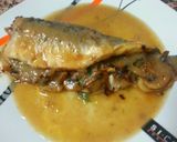 Foto del paso 10 de la receta: Lubina al horno rellena de champiñones en su salsa