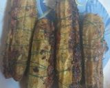 A picture of step 7 of Chatpaty Bahry karely with roti.