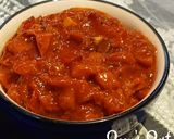 A picture of step 4 of Indian Plum Chutney.