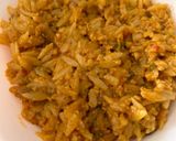 A picture of step 3 of Masala orzo pasta.