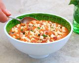 Foto del paso 3 de la receta Salmorejo con tomates frescos, huevo y jamón