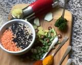 Une image de l'étape 3 de Lentilles🐞 béluga 🍂quinoa🪵.