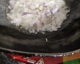 A picture of step 8 of Khuskhus matar kachodi.
